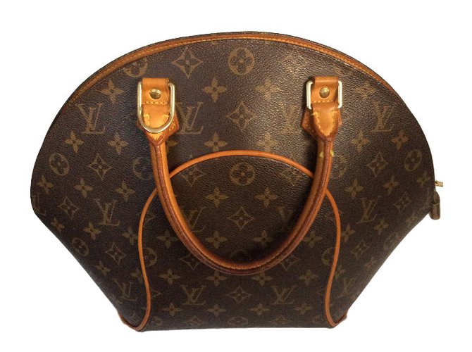 Louis Vuitton Ellipse mm Brown Leather  ref.30807