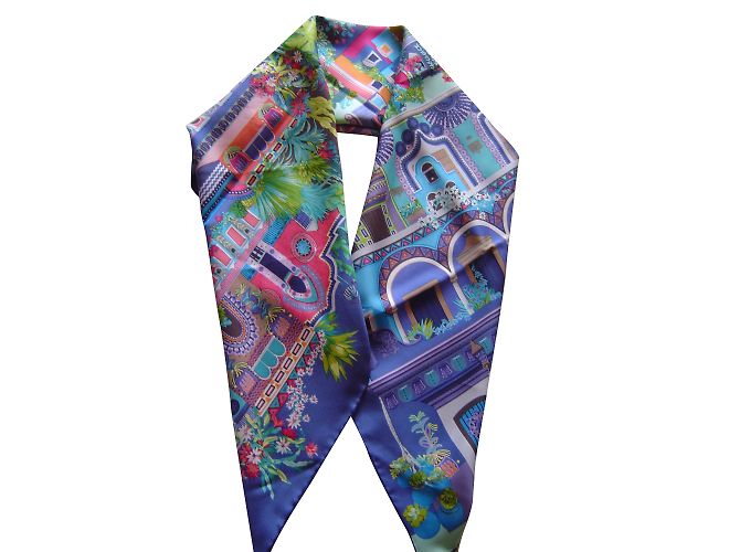 Salvatore Ferragamo Sciarpa seta Multicolore