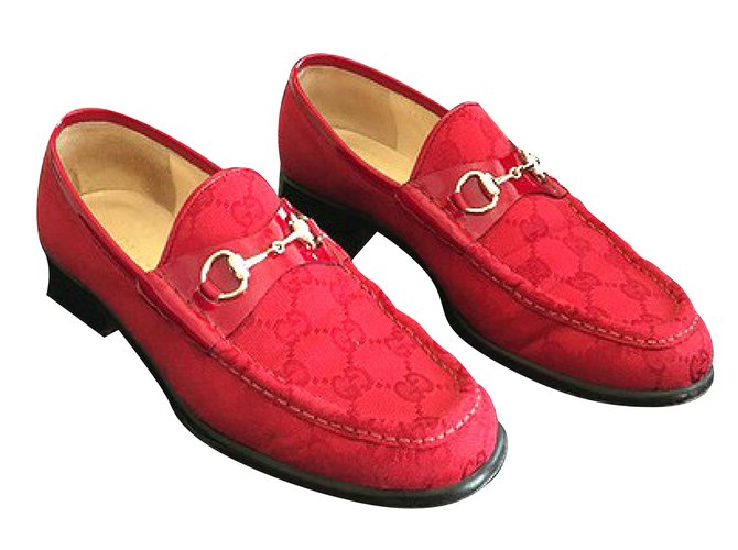 gucci monogram flats