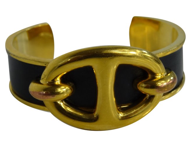 Hermès Armbänder Golden Stahl  ref.30843