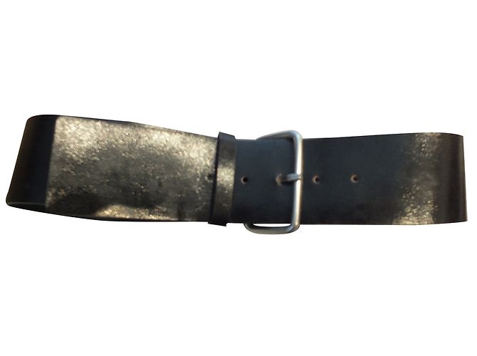 Gerard Darel Ledergürtel schwarz 75 cm 