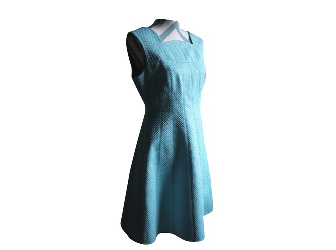 Adolfo Dominguez Dress Blue Polyester  ref.30887
