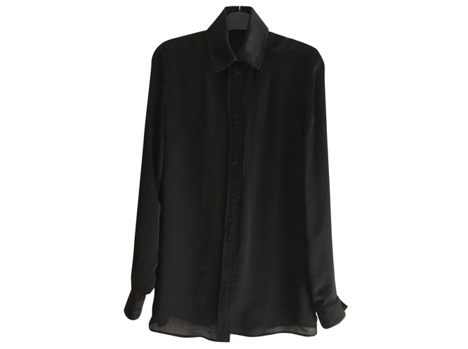 Givenchy Shirt Black Polyester  ref.30942