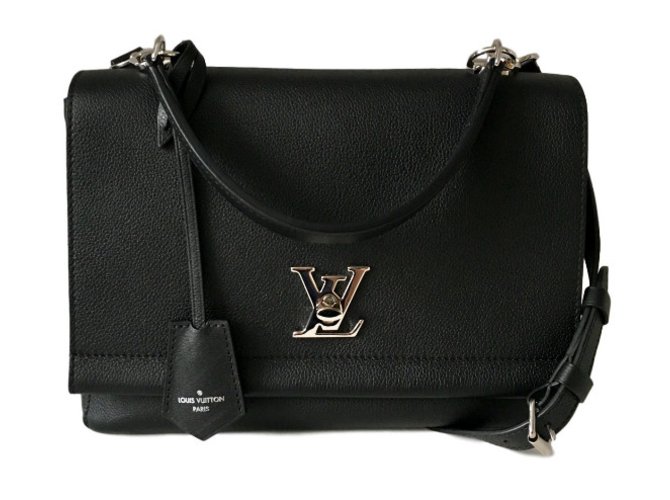 Twist Louis Vuitton Lockme II Black Leather  ref.30950