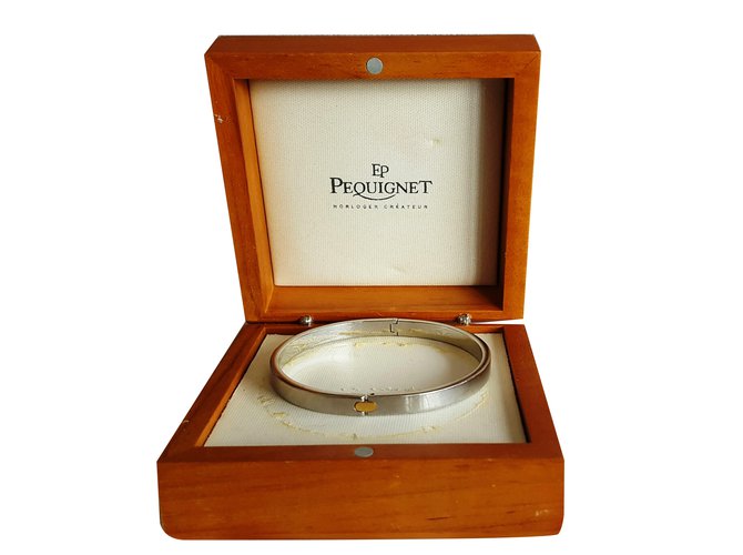 Autre Marque Bracelet rigide or et acier 'Pequignet' Argenté  ref.30989