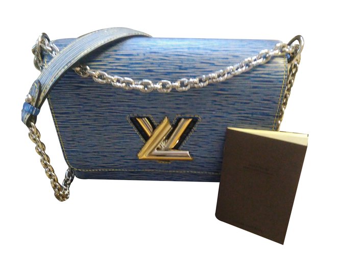 Twist Louis Vuitton Handtasche Blau Leder  ref.31009