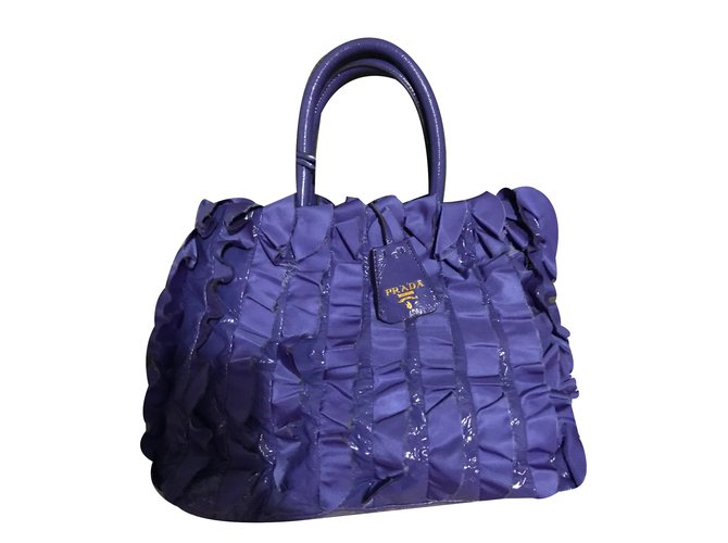 purple prada bag
