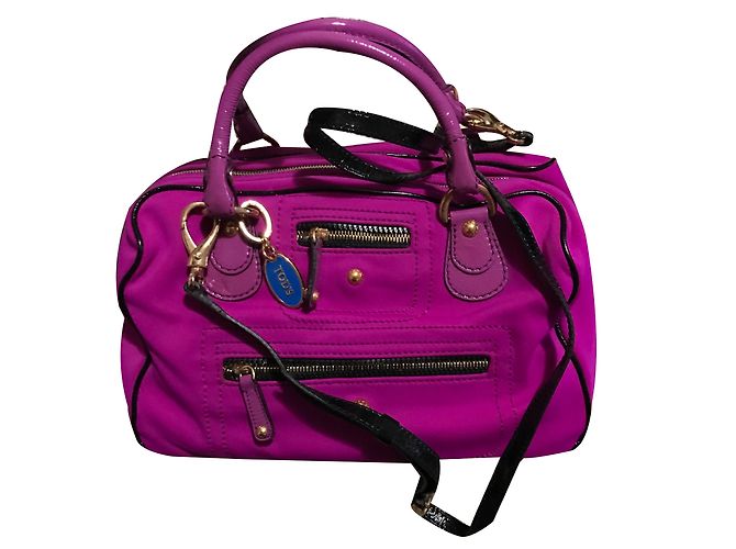Sac à main Tod's Satchel Rose en cuir
