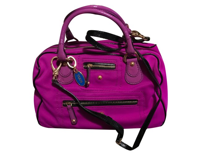 Tod's Handbag Pink Leather Synthetic  ref.31112