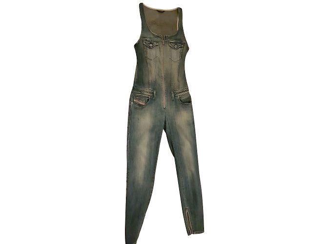 Mono de denim Diesel azul