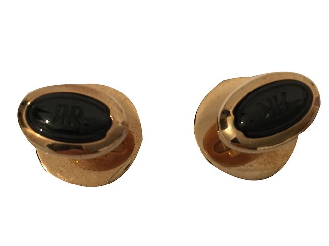Abotoaduras Cerruti 1881 em metal dourado