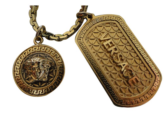 Versace Halsketten Golden Metall  ref.31191