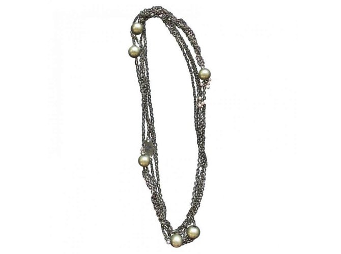 Isabel Marant Long necklace Bronze Metal  ref.31244