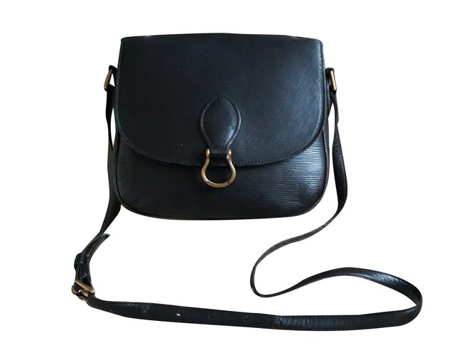 Louis Vuitton shoulder bag Black Leather  ref.31297