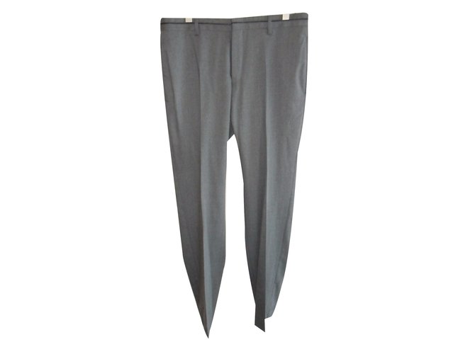 Karl Lagerfeld Pants Grey Wool  ref.31316