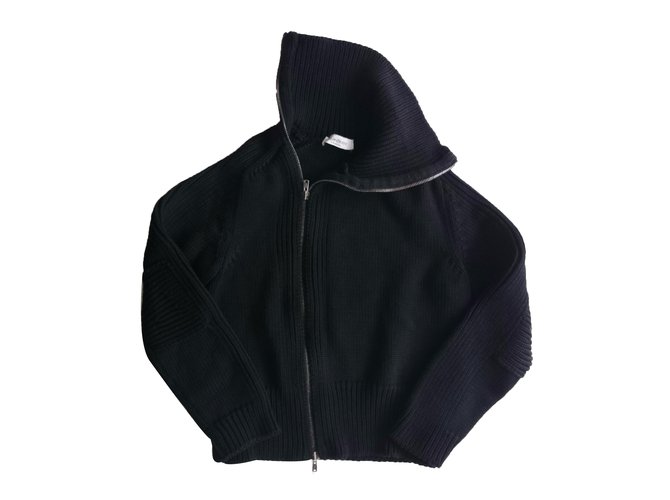 Yves Saint Laurent Sweater Black Wool  ref.31375
