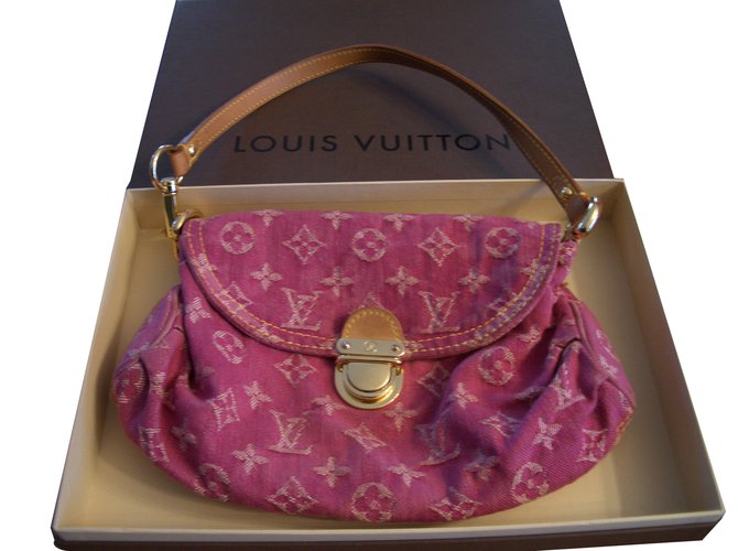 Louis Vuitton Bolsa Rosa John  ref.31392