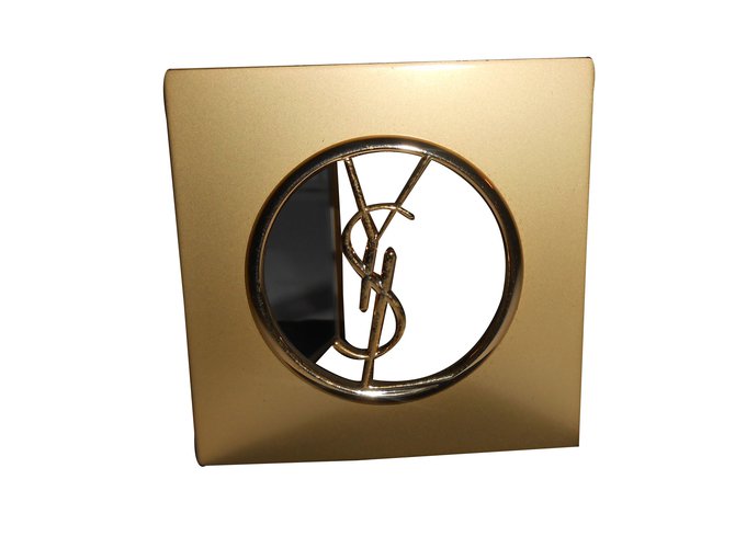 Yves Saint Laurent Bag charm Golden Metal  ref.31404