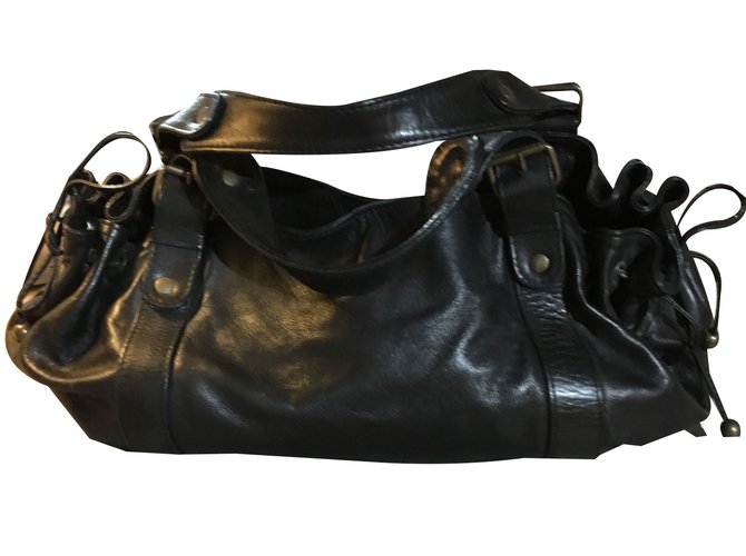 Gerard Darel Handbag Black Leather  ref.31420