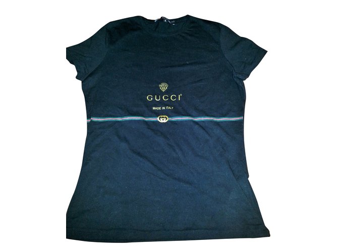 Gucci Top Black Cotton  ref.31501