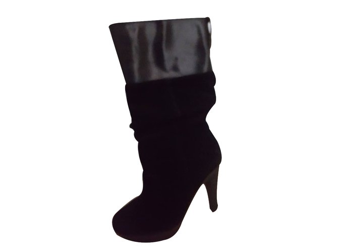Michael Kors Boots Black Leather  ref.31526