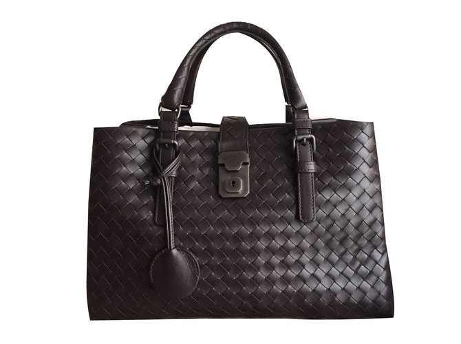 Bottega Veneta Roma Marrone Pelle  ref.31552