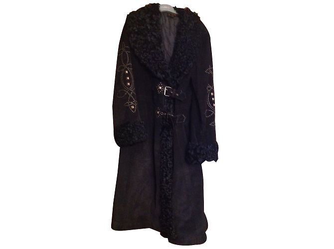 Rene Derhy Coat Black