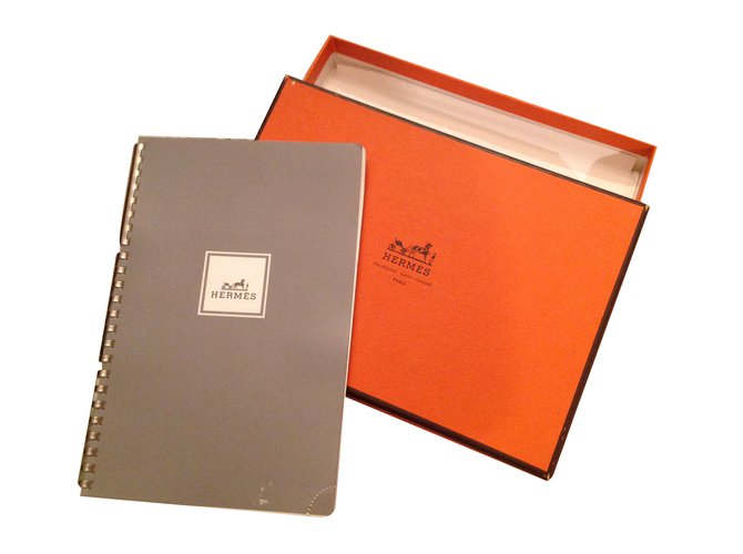 Hermès Notebook Grey  ref.31574