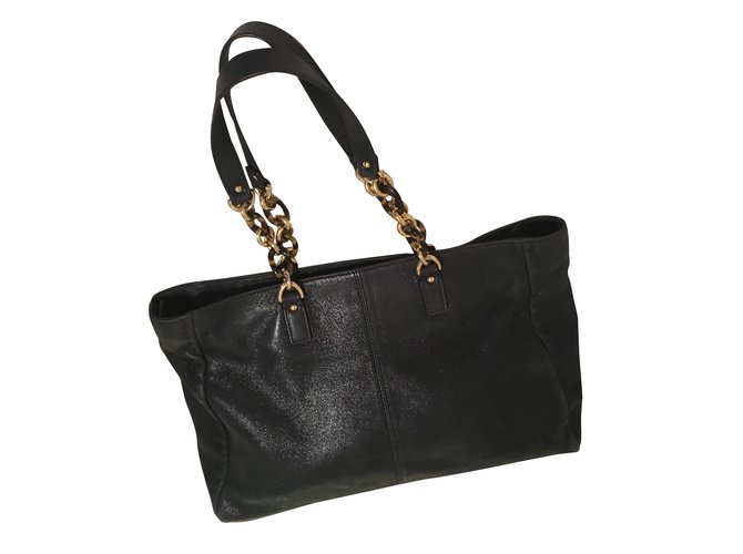 Fendi Handbag Black Leather  ref.31654