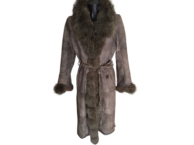 Autre Marque Giovanni Coat Grey Fur  ref.31661
