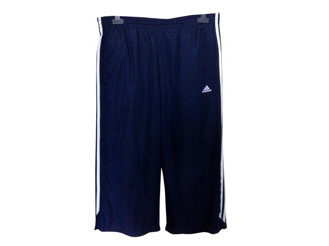 Adidas Männer Shorts Blau Polyester  ref.31733