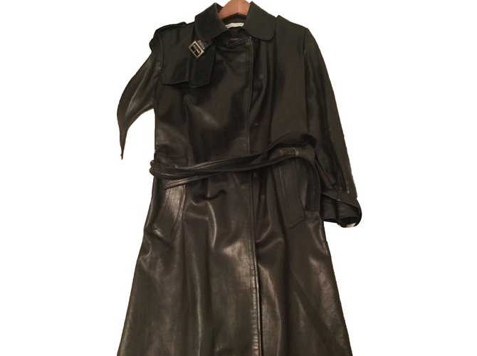 Autre Marque Serge Mimrami coat Black Leather  ref.31877