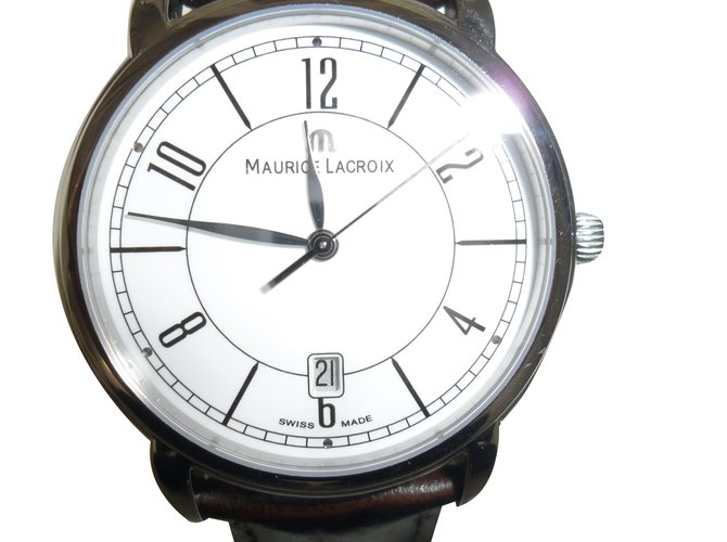 Autre Marque Relógio 'Maurice Lacroix' Prata Aço  ref.32067