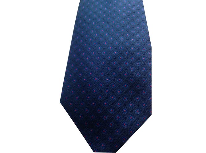 Autre Marque "Hilditch und Key" Krawatte Blau Seide  ref.32084