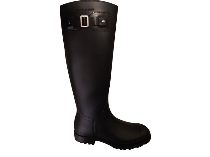 saint laurent wellington boots