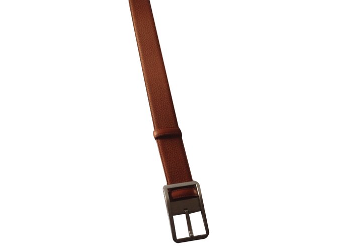 Lancel Belt Beige Leather  ref.32126