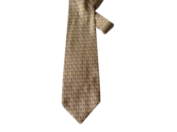 Balmain cravatta Giallo Seta  ref.32127