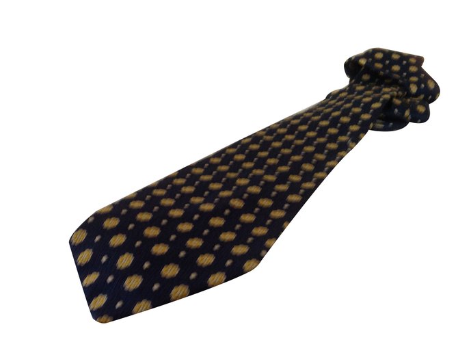 Balenciaga cravatta Blu Seta  ref.32130