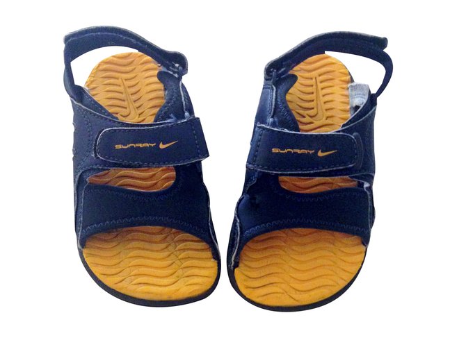 Nike Kids Sandals Blue Rubber  ref.32208