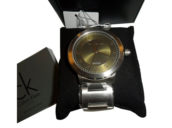 Calvin Klein reloj Plata Acero  ref.32209