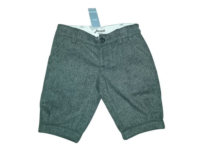 Jacadi Boy Shorts Grey Wool  ref.32361