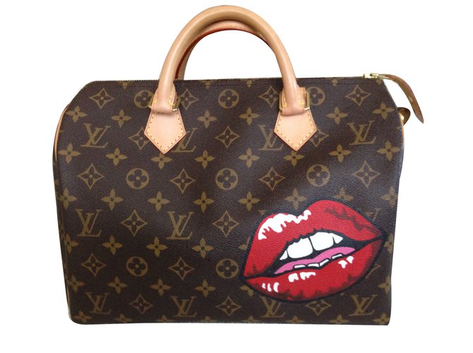 Louis Vuitton Monogram Speedy 30 With Lock And Key