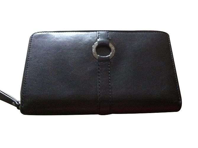 Autre Marque Portafoglio Esprit in pelle nera Nero