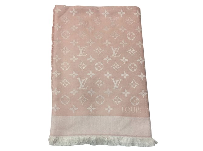 Louis Vuitton SCIARPE MONOGRAMM VUITTON Rosa Cachemire