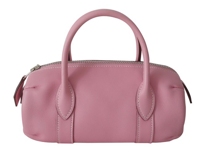 Hermès Hermes Tasche - klein Pink Leder  ref.32602