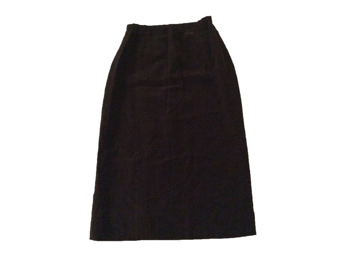 Chanel Skirt Brown Velvet  ref.32620