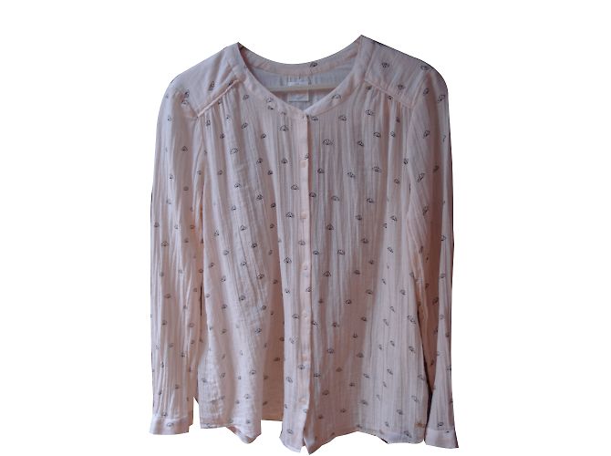Des Petits Hauts Tops colarinho da Tunísia
