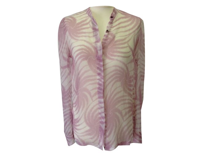 Dries Van Noten blouse Pink Silk  ref.32668