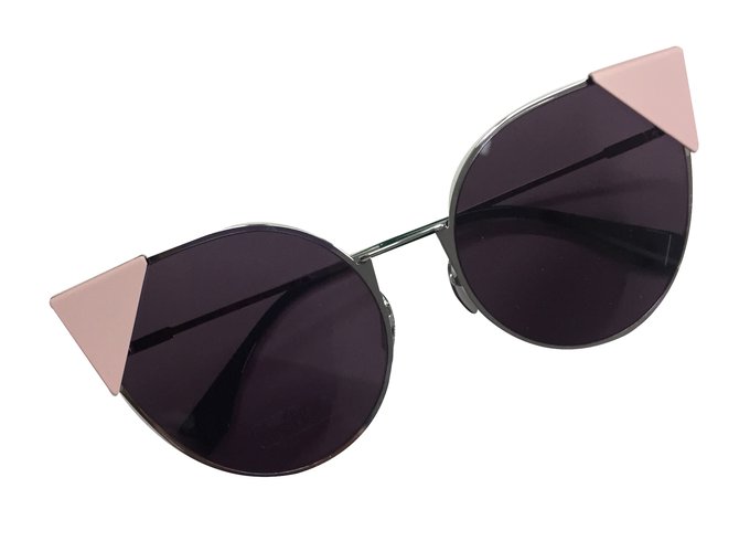 fendi sunglasses Pink Metal  ref.32737