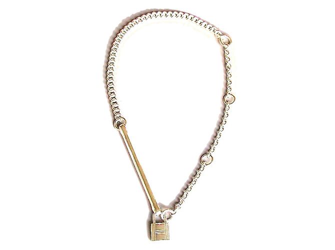 Hermès Nuova Kelly Lock Argento Argento